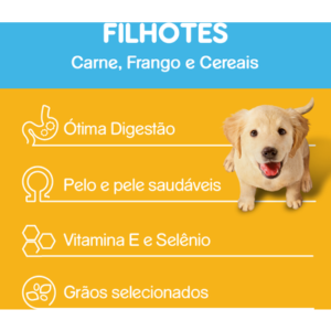 Ração Seca Pedigree para Cães Filhotes Raças Médias e Grandes