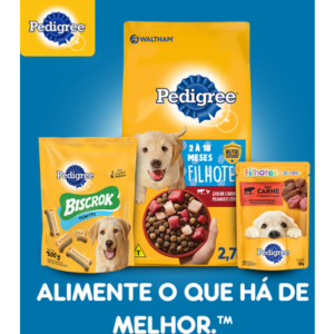 Ração Seca Pedigree para Cães Filhotes Raças Médias e Grandes